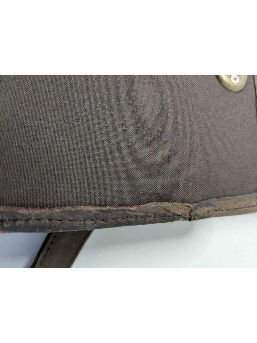 Wilsons Leather Brown Leather Briefcase Messenger Bag Top Handle Shoulder Strap